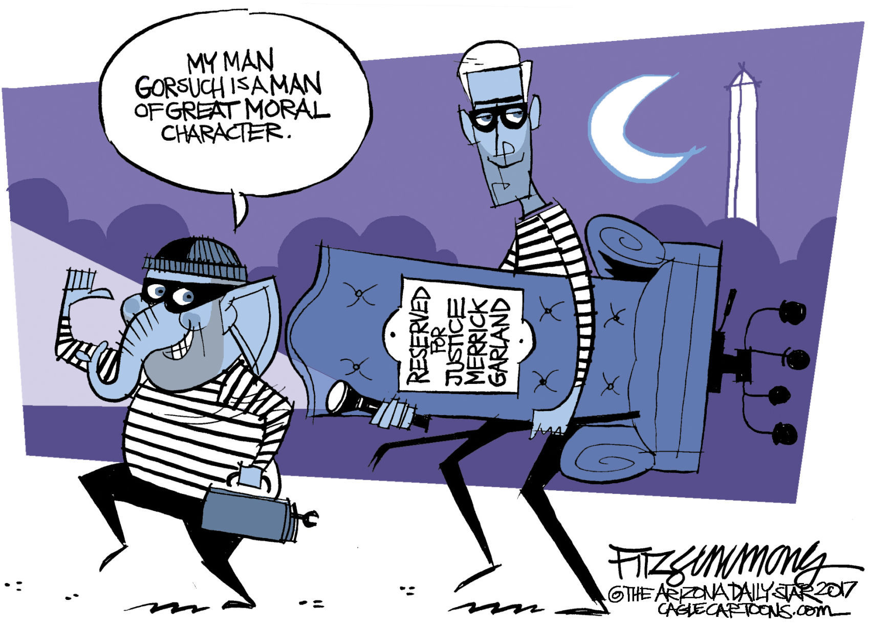 Daily Fitz Cartoon: Gorsuch